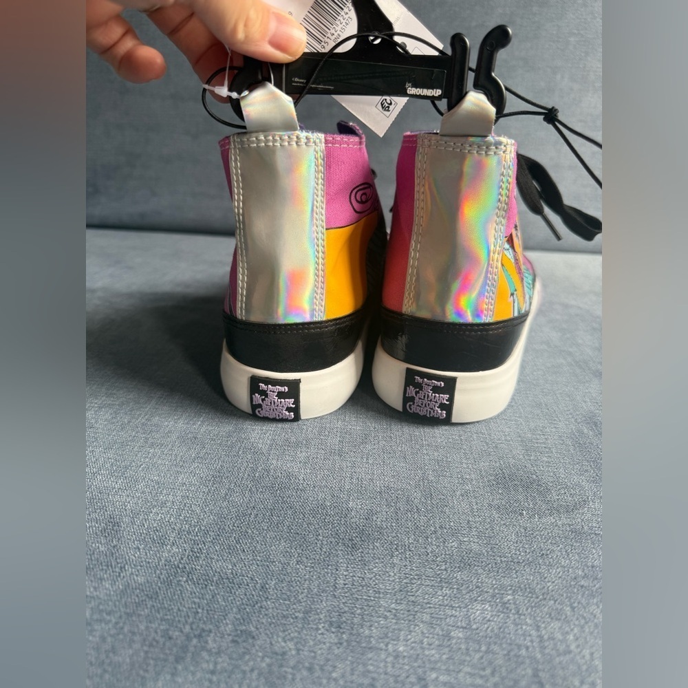 Disney Nightmare Before Christmas High Top Lace Up Sneakers Woman’s SZ 10 New - Picture 5 of 8
